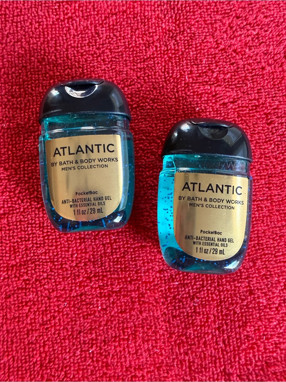 Bath & Body Works Atlantic Men’s PocketBac Anti-Bacterial Hand Sanitizer Gel 1oz